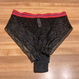 Victoria's Secret High Waist Cheeky Lace Panty Size Small